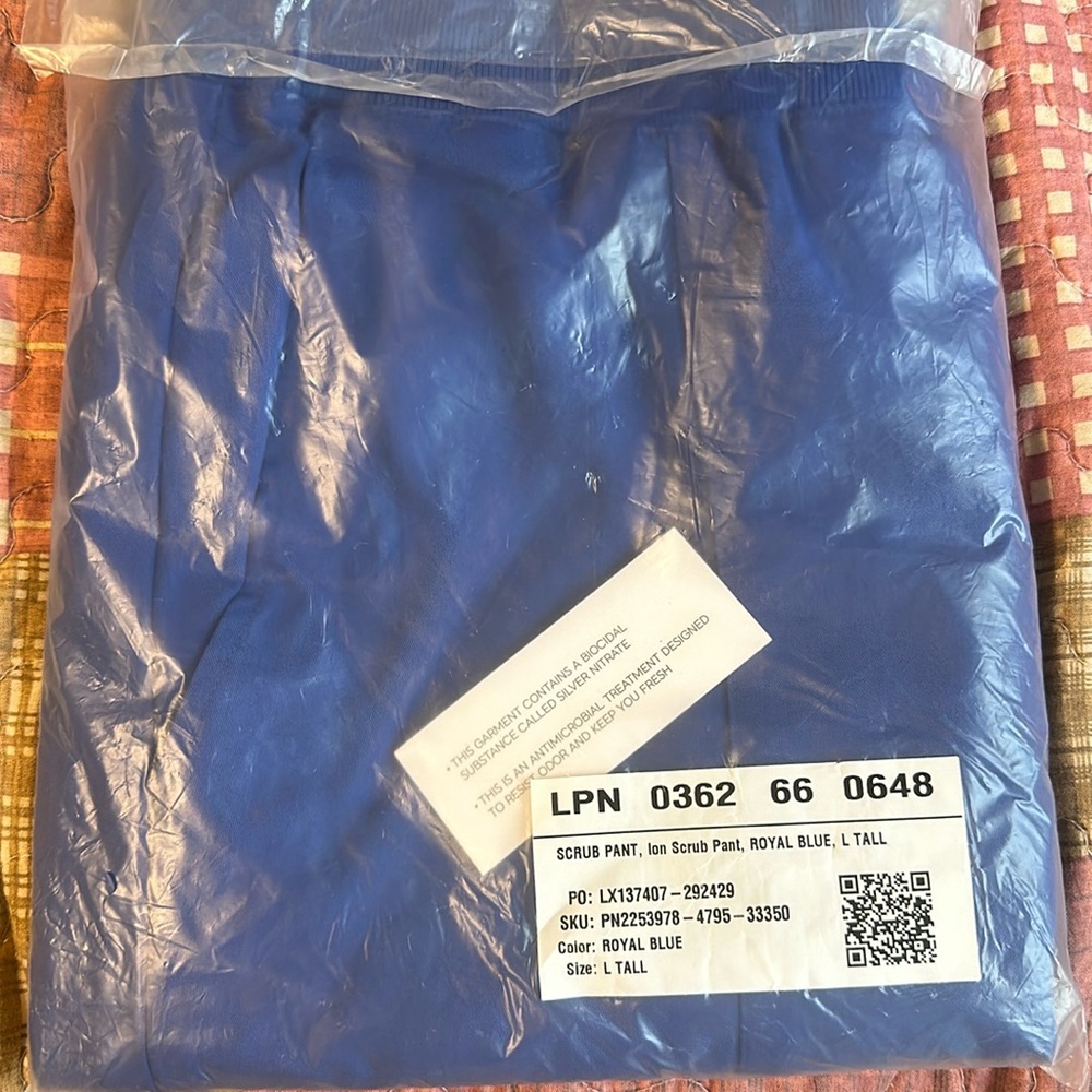 Fabletics ion scrub pant large tall